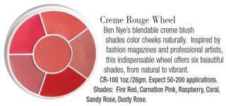 Ben Nye Cream Creme Rouge Wheel Makeup CR 100  