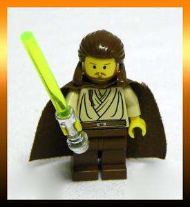 LEGO Star Wars Episode 1 QUI GON JINN with Yellow Lightsaber Mini 