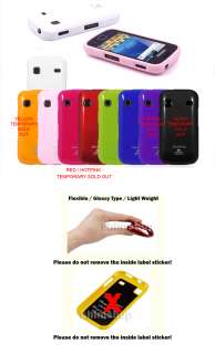 NEW SAMSUNG GALAXY GIO S5660 SOFT SILICONE GEL CASE COVER CASES COVERS 