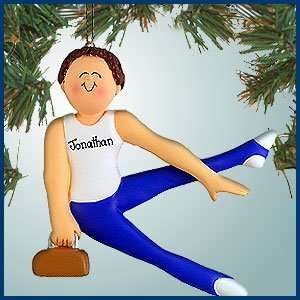  Personalized Christmas Ornaments   Male Gymnast on Pommel 
