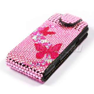 RHINESTONE LEATHER CASE COVER SAMSUNG WAVE S8500 /140  