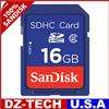 SanDisk 16GB SD SDHC Flash Memory Card 16 GB G 16