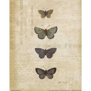  Botanical Butterflies I by Katie Pertiet 8x10