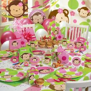  Pink Mod Monkey Ultimate Party Pack for 8 Toys & Games