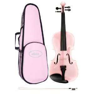  Pink Violin 1/4 Size, Pink Violin Case , Pink Violin Bow 