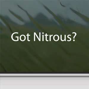  Got Nitrous? White Sticker Boost Juice Nos Oxide Laptop 