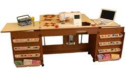 Arrow 98700 Bertha Sewing Cabinet   oak finish  