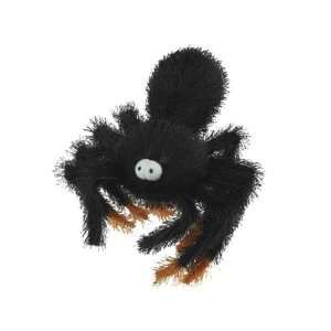   Pine needle Plush Halloween Black Spider Dog Toy 6