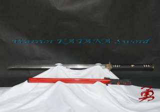 Foldsteel Red Ninja Sword Handmade 12process Sharp#08  