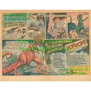 Pom Poms Tarzan Discovers the land of the Prehistoric Animals Joe 