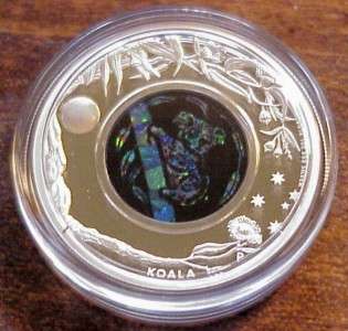   Opal Series   Koala 1oz Silver PROOF Coin IN Hand Free Ship  
