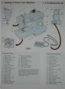 Singer 5508 Sewing Machine Instruction Manual CD  