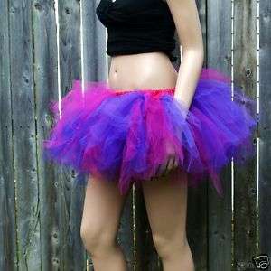 Purple Pink Cheshire Cat Cyber Tulle Tutu Skirt Ballet  
