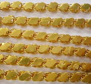 21k SOLID Yellow GOLD Handmade MIDDLE EASTERN STYLE CHAIN 23 long 29 