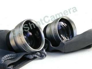 WIDE ANGLE & TELEPHOTO LENS FOR SONY HDR SR10 HDR SR11  