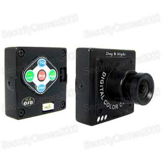 Mini Color Sony CCD Video Audio Camera, 3.6mm lens with OSD Function