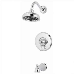 Bundle 87 Marielle Collection Tub and Shower Faucet (Set of 2) Finish 