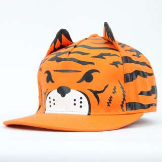 Neff Jungle Cat snapback hat. Cat face printed at front. Allover 