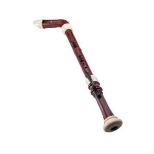  Bass Recorder AHY 258BW2 Wood Simulated 2 Twin Color 4 Piece Baroque 