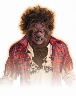 Adult Werewolf Monster Halloween Costume Wig  
