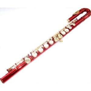  Jollysun Red Curved Flute Musical Instruments