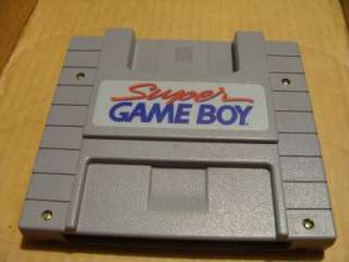   Enables you to play your Gameboy games on your Super Nintendo system
