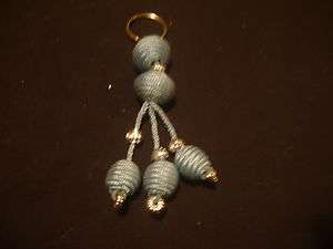   Moroccan african arabic artisan turquoise key ring bag jewelry  