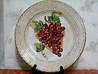 Tabletops Unlimited VINTAGE GRAPES red grapes SALAD PLATE (2 