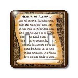 Beverly Turner Name Design   Meaning of Alphonso   Light Switch Covers 