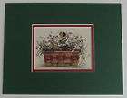 Baskets Longaberger 5x7 Framed Country Picture Print Art Interior Home 
