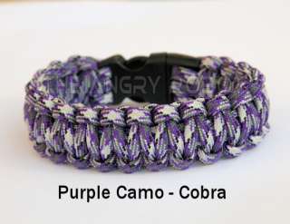 550 Paracord Survival Bracelet Cobra   Khaki  