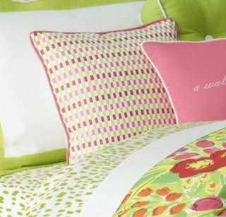 Kate Spade 16 x 16 GARDEN GROVE Multicolored Ribbon Toss Pillow RARE 