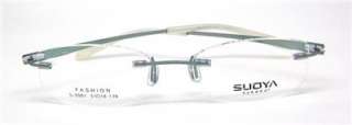   Rimless Ultra light Metal frame Myopia eyeglasses spectacles  
