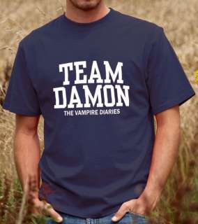 Team Damon Tshirt   The Vampire Diaries T shirt (1099)  