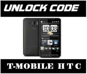 Unlock Code for T Mobile MyTouch 3G Slide HD7 HD2  