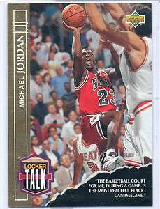 Michael Jordan 1993 94 Upper Deck Locker Talk #1  