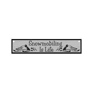   101 Senti Metalz Plaques, Snowmobiling Is Life Arts, Crafts & Sewing