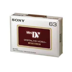  SONY Video Dvc Mini Digital 63 Minute Hdsingle Single Pack 