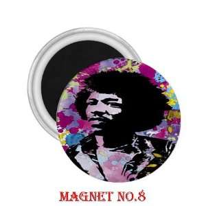 Jimi Hendrix Souvenir Magnet 2.25   Kitchen 