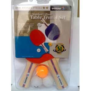  Sportcraft Classic 2 Player Table Tennis Set Sports 