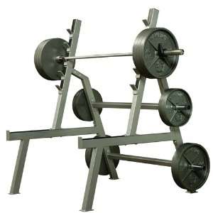  Fitness Edge Angled Squat Rack With Plate Rack