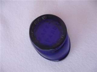 Vintage Glass Eye Wash Cup Cobalt Blue Optometry Bonus  