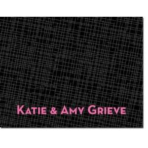  Noteworthy Collections   Stationery (4 Square Black 