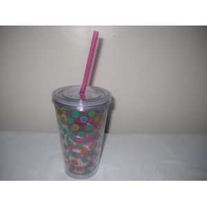  Acrylic Cup Tumbler ECO Cup with Lid and Straw & Reusable 