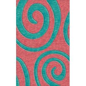   Riley DL17 Bubblishous Peacock 4 Octagon Area Rug