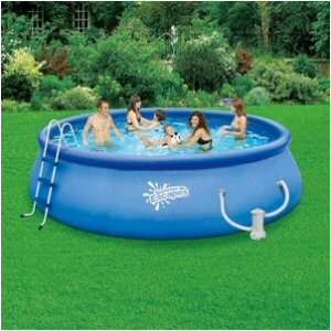  Quick Set Ring Pool 15 x 48 With 780 GPH Filter Pump 