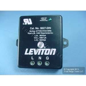 Leviton Equipment Cabinet Surge Protector DIN Rail Mount 277VAC 3827 