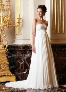 Maternity White Bridal/Wedding Dress/Gown Custom*Size  