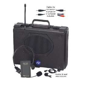  AmpliVox Sound Systems Audio Buddy Portable PA System w 