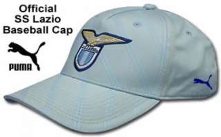 This official SS Lazio baseball cap made by Puma has a fully embroided 